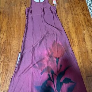 Vince Camuto deep purple slip dress